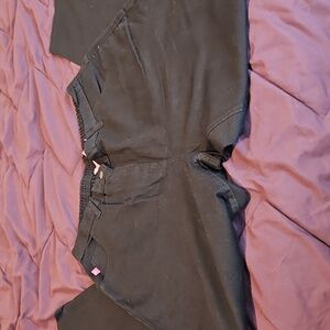 Woman Within,Classic Fit Black Cotton Jeans Elastic Waist In Back,Size 18W